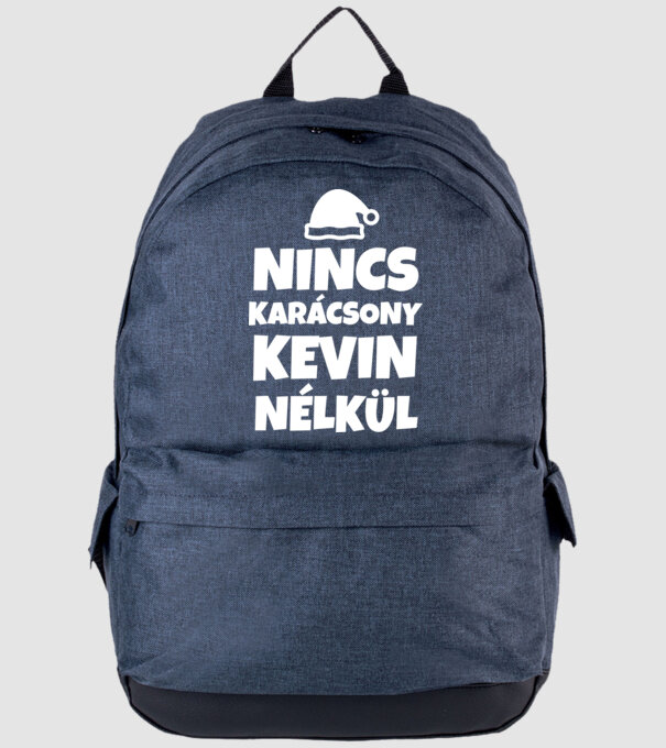 NINCS KARÁCSONY KEVIN NÉLKÜL minta farmerkék pólón