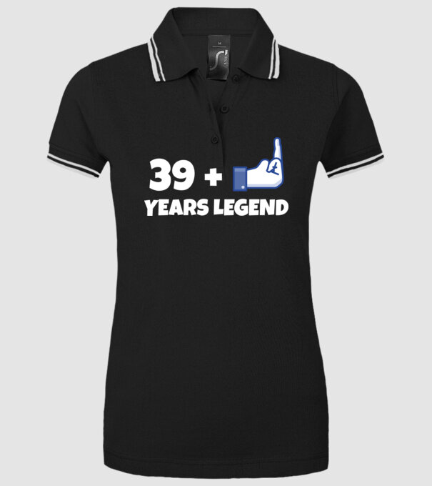 40. SZÜLINAP minta fekete pólón