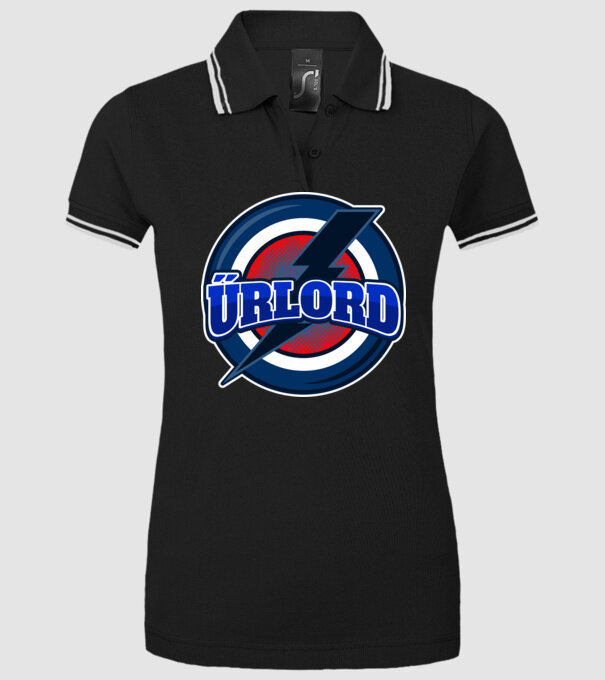 ŰRLORD minta fekete pólón