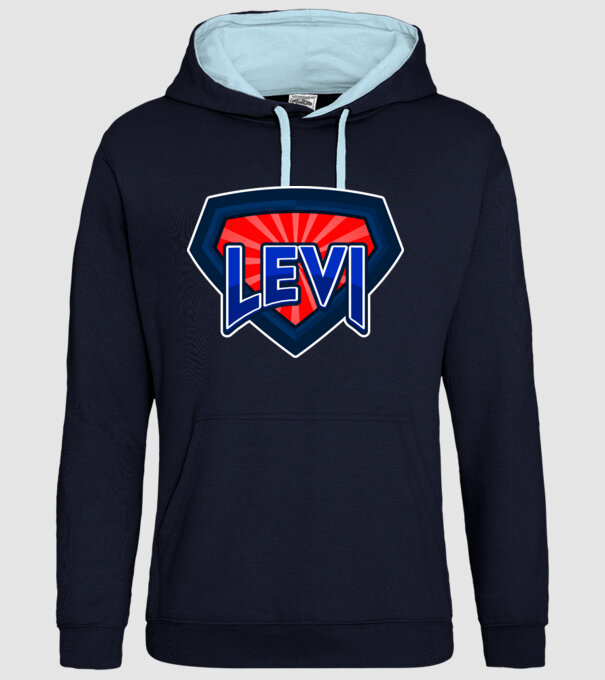LEVI minta sötétkék pólón