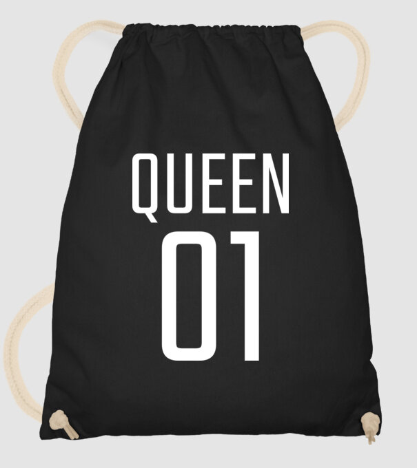 QUEEN 01 minta fekete pólón