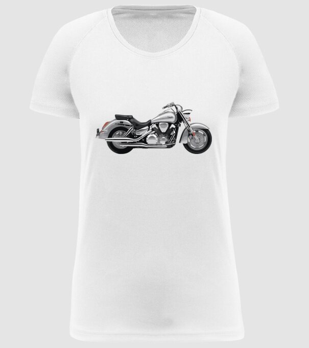 Chopper minta fehér pólón
