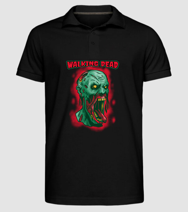 WALKING DEAD minta fekete pólón