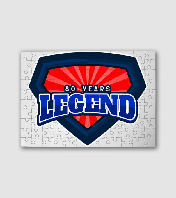 80 YEARS LEGEND minta fehér pólón