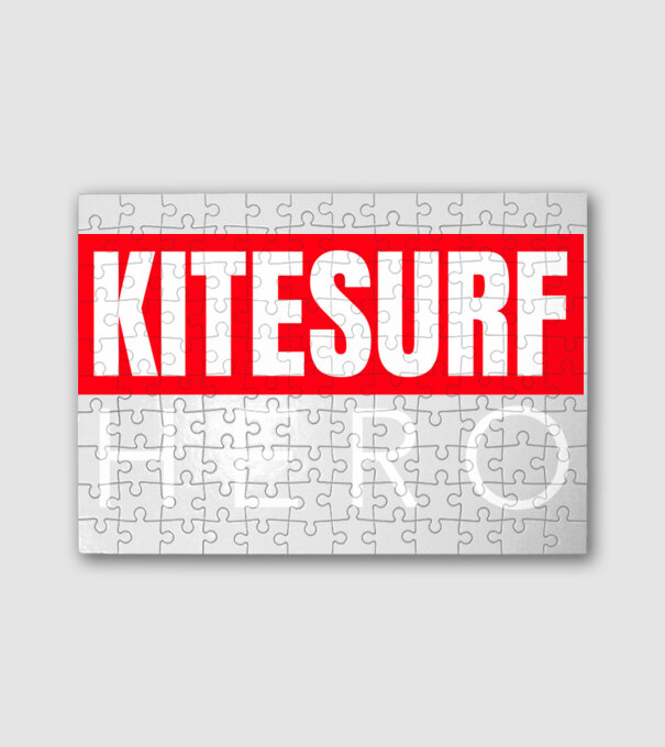 KITESURF HERO minta fehér pólón