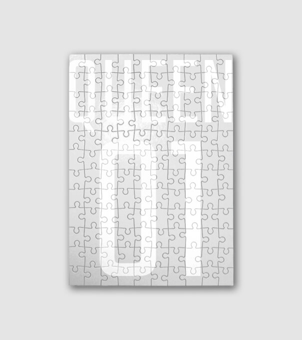 QUEEN 01 minta fehér pólón