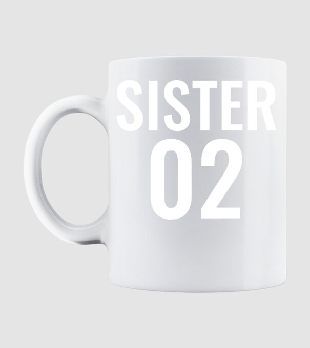 SISTER 02 minta fehér pólón