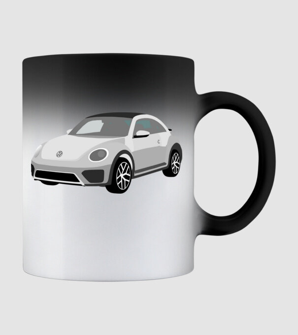 Volkswagen New Beetle minta fekete pólón