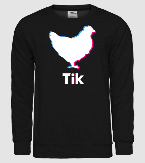 Tik sötét minta fekete pólón