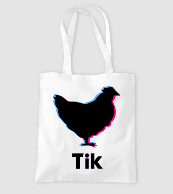 Tik világos minta fehér pólón