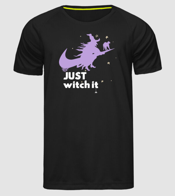Just witch it minta fekete pólón