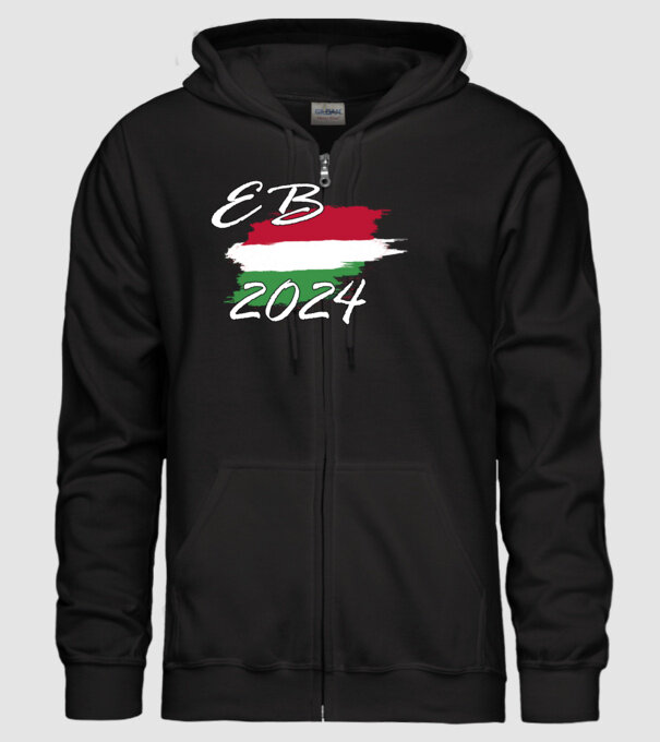 Eb 2024  fehér minta fekete pólón
