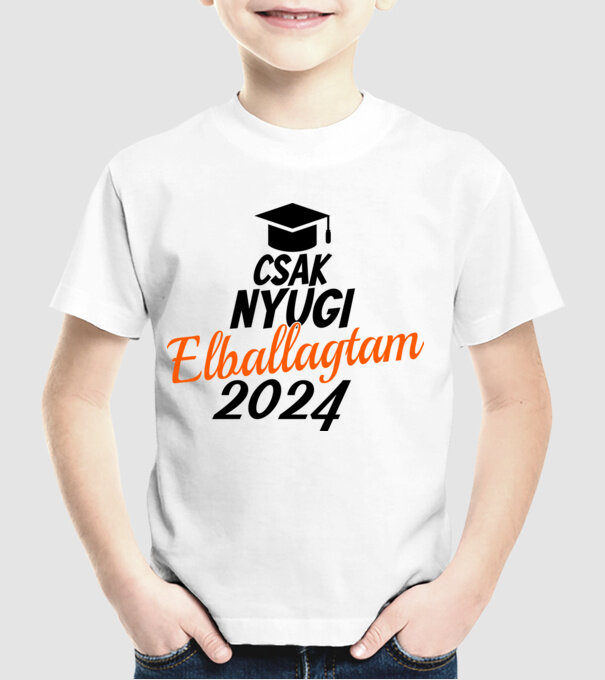 Csak nyugi elballagtam minta fehér pólón