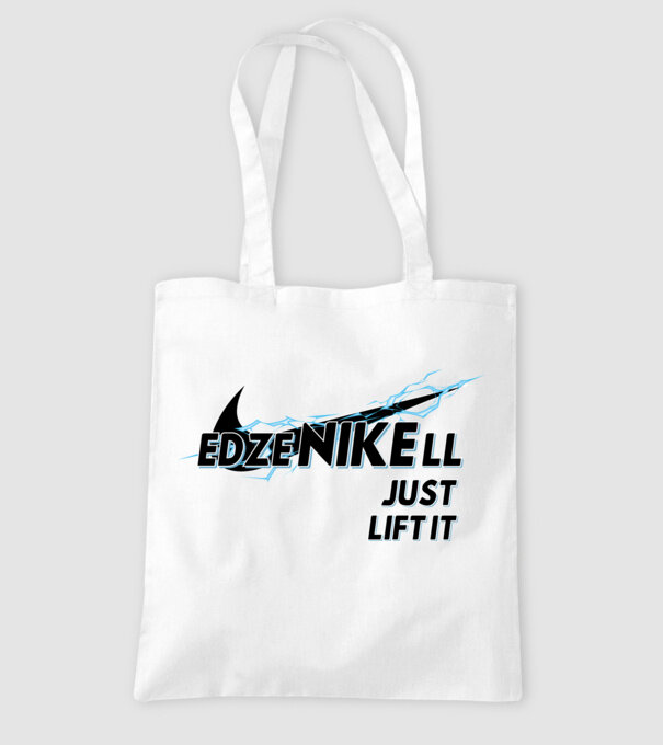EdzeNIKEll minta fehér pólón