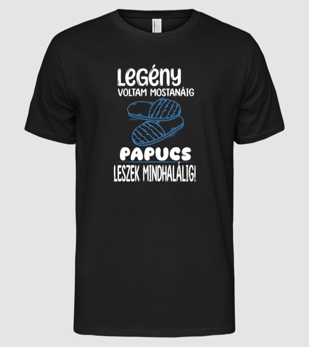 Legény voltam mostanáig(szinezhető) minta fekete pólón