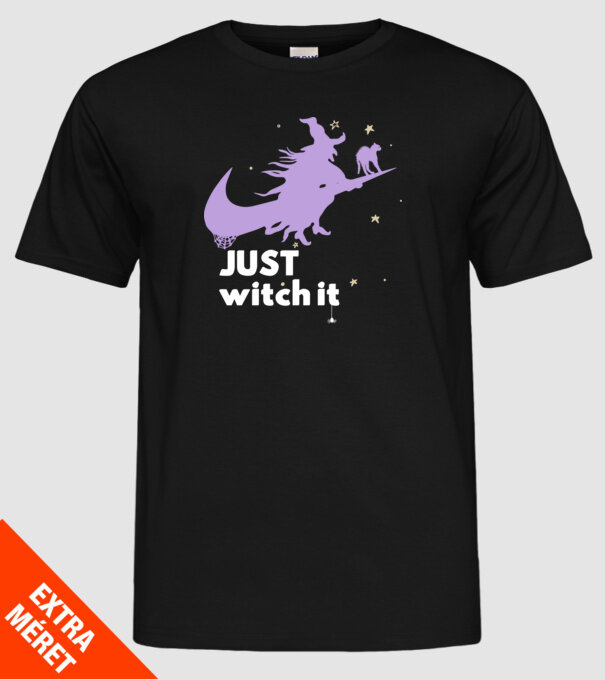 Just witch it minta fekete pólón