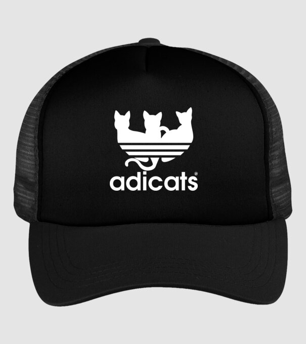 Adicats minta fekete pólón