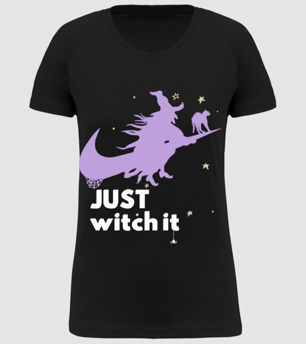 Just witch it minta fekete pólón