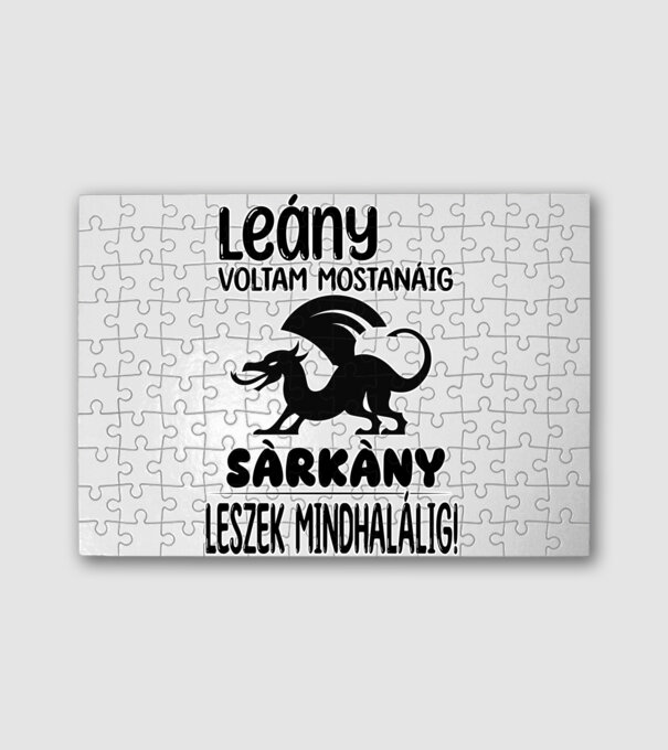 Leány voltam mostanáig minta fehér pólón