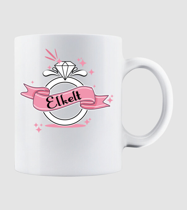 Elkelt minta fehér pólón