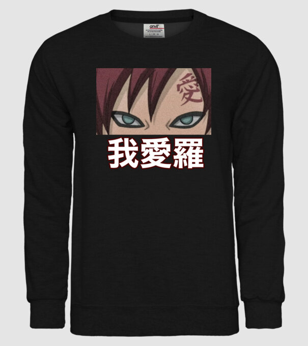 Gaara  minta fekete pólón