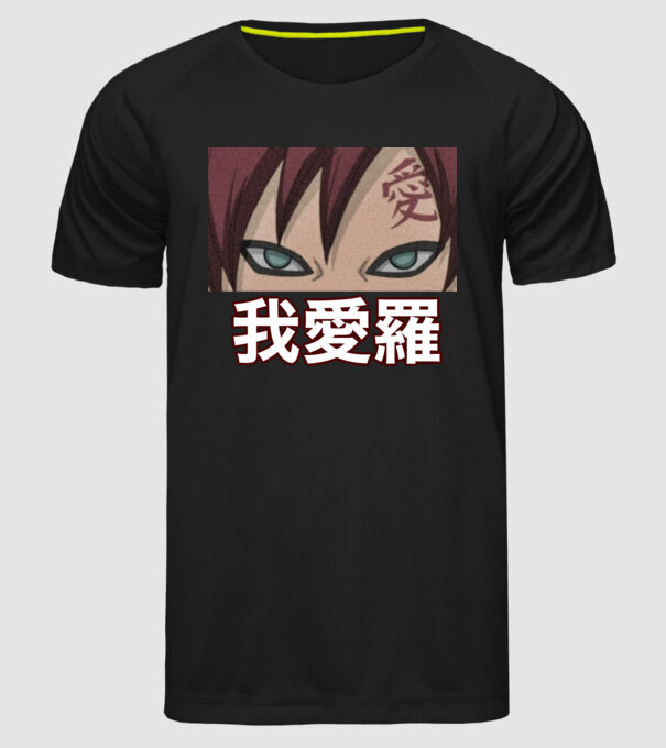 Gaara  minta fekete pólón