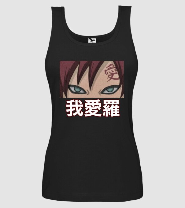 Gaara minta fekete pólón