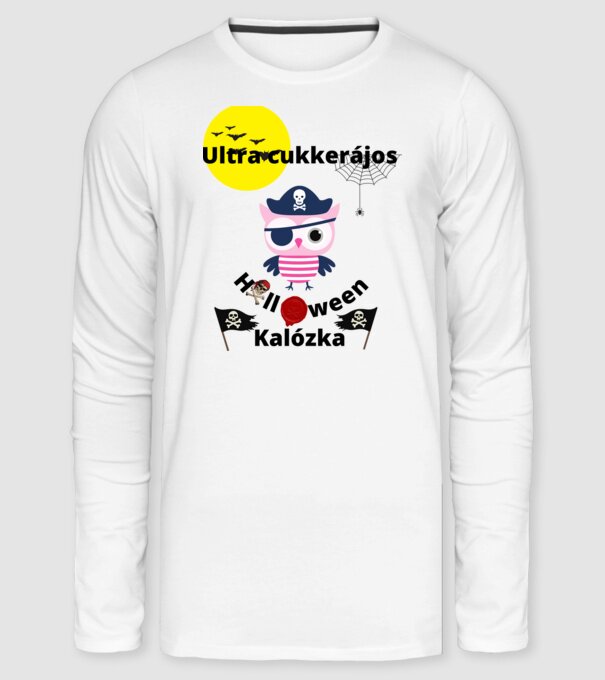 Ultracukkerájos minta fehér pólón