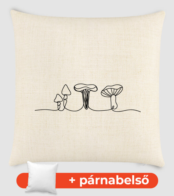 Mushroom minta homokszín pólón
