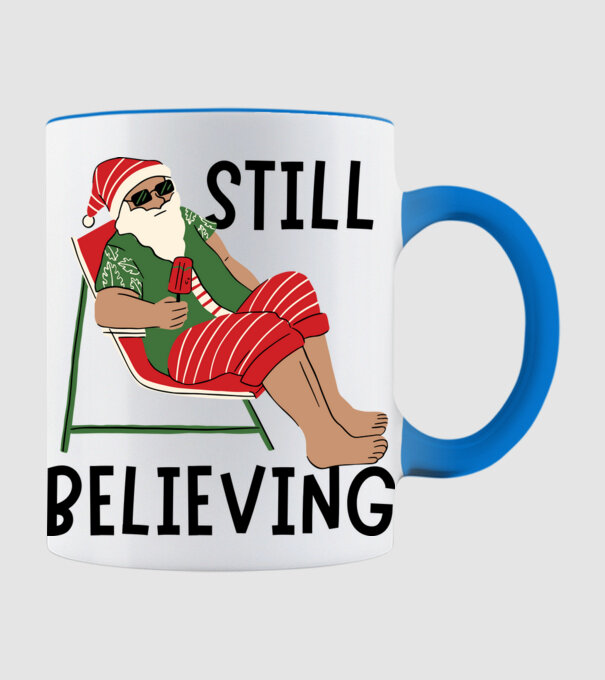 Still Believing minta világoskék pólón