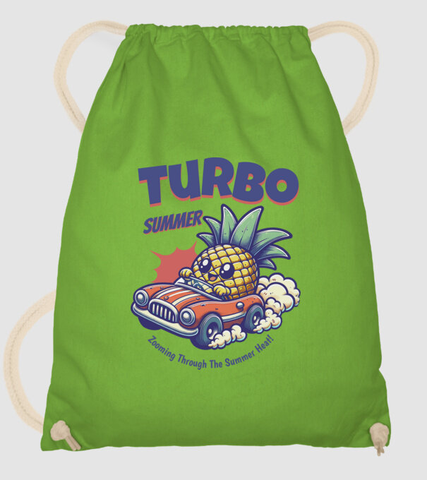 Turbo Summer minta almazöld pólón