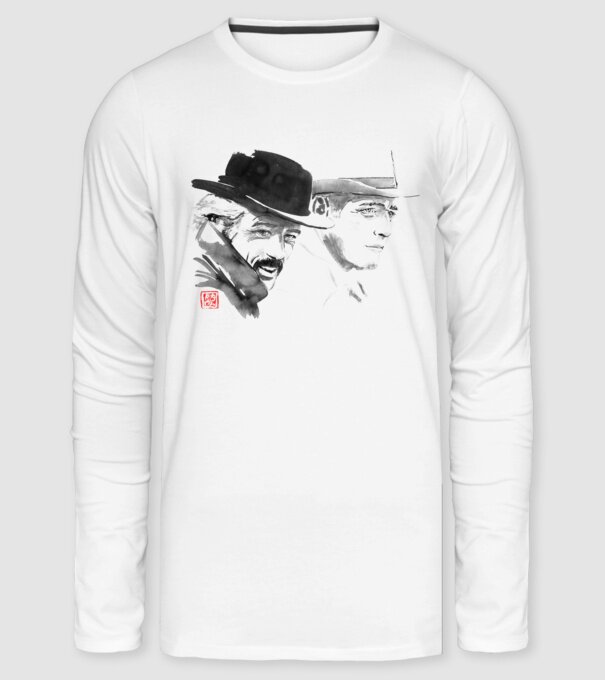 butch cassidy and the sundance kid minta fehér pólón