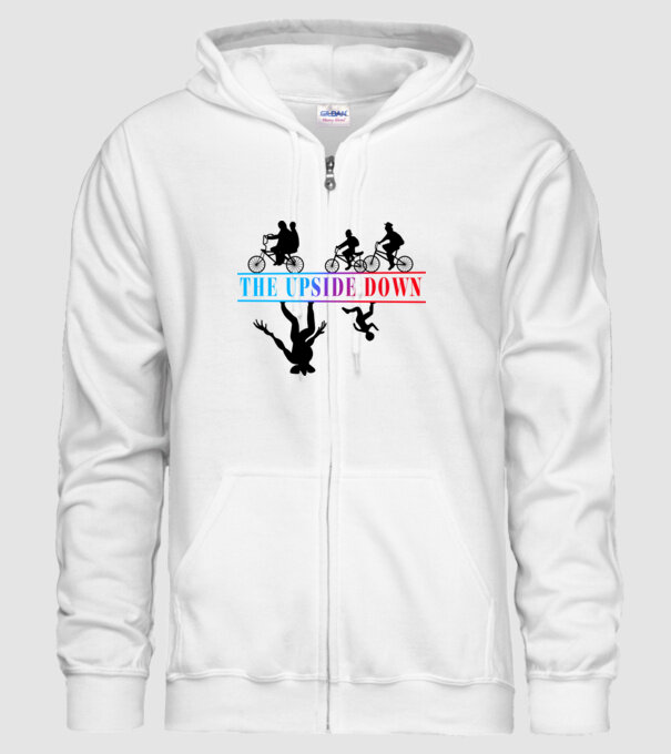 Stranger Things Multicolor White minta fehér pólón