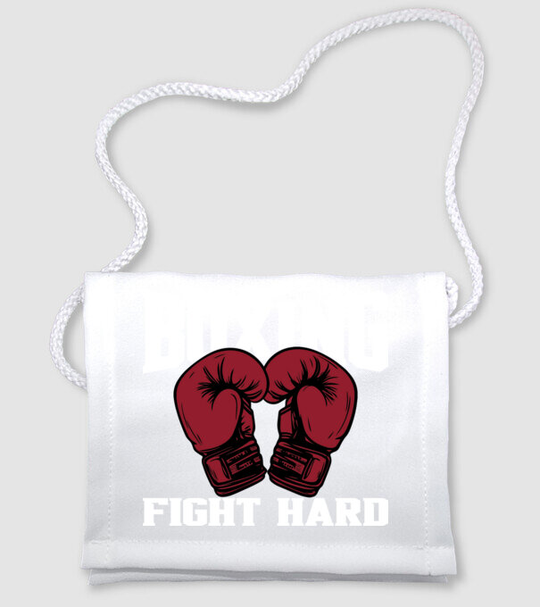 Boxing 3 minta fehér pólón