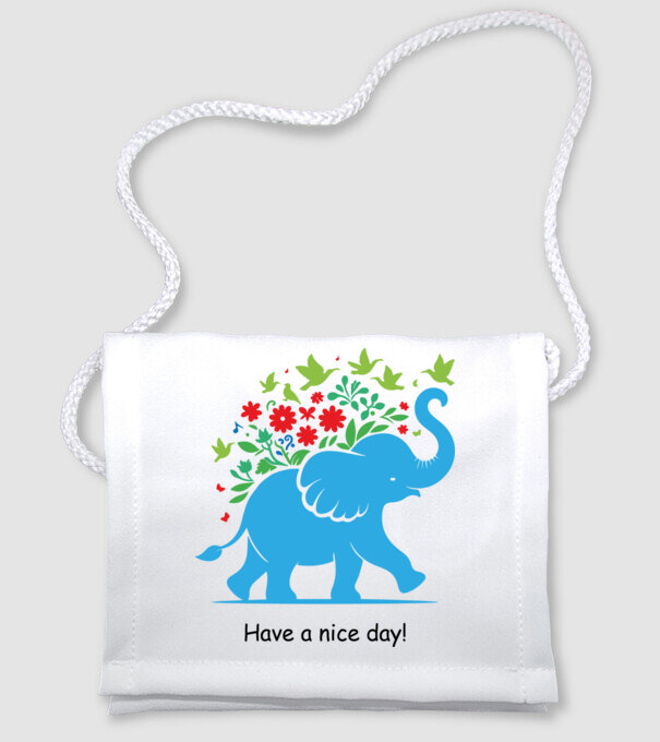 Have a nice day minta fehér pólón