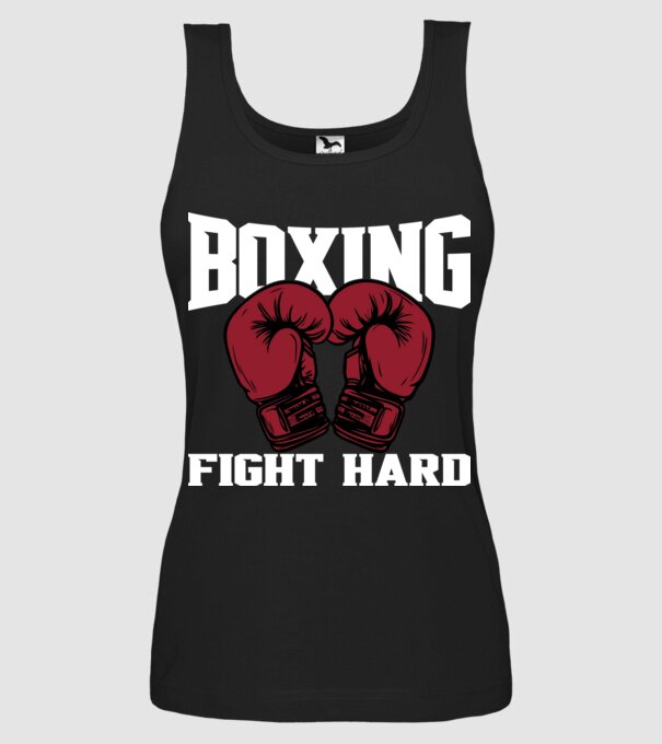 Boxing 3 minta fekete pólón