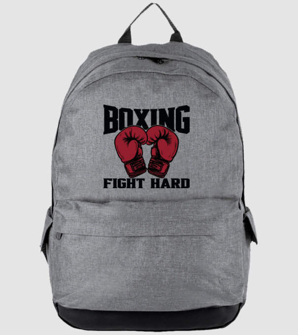 Boxing 2 minta szürke pólón