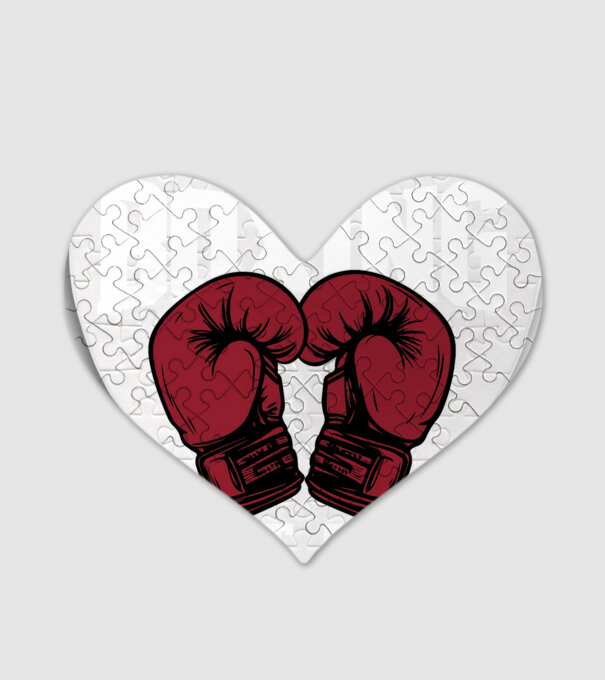Boxing 3 minta fehér pólón