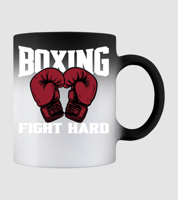 Boxing 3 minta fekete pólón