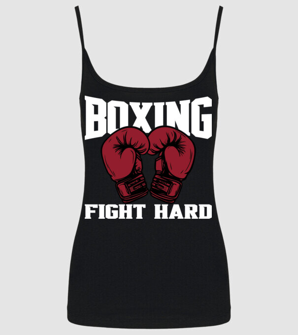 Boxing 3 minta fekete pólón