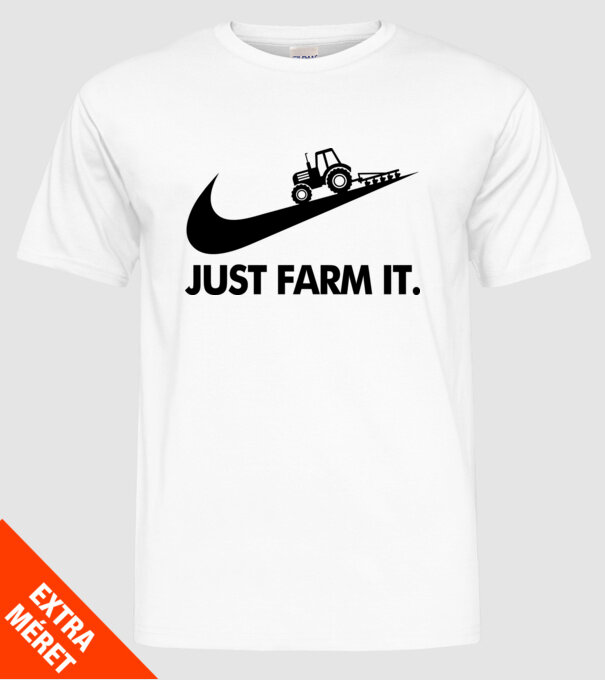 Just Farm it. minta fehér pólón