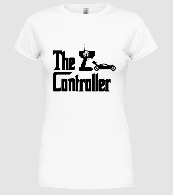 The Controller - Rc autós minta minta fehér pólón
