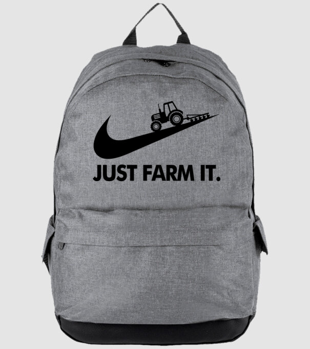 Just Farm it. minta szürke pólón