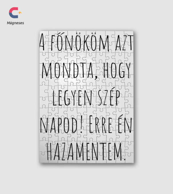 Vicces, vidám, szarkasztikus minta fehér pólón