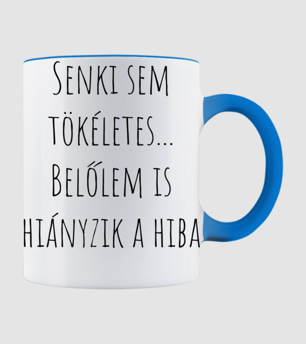 Vicces, vidám, szarkasztikus minta világoskék pólón