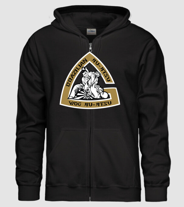 Jiu Jitsu minta fekete pólón