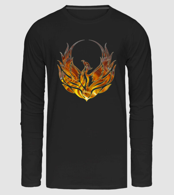 Phoenix minta fekete pólón