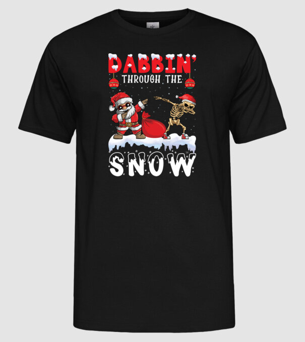 Dab Santa minta fekete pólón