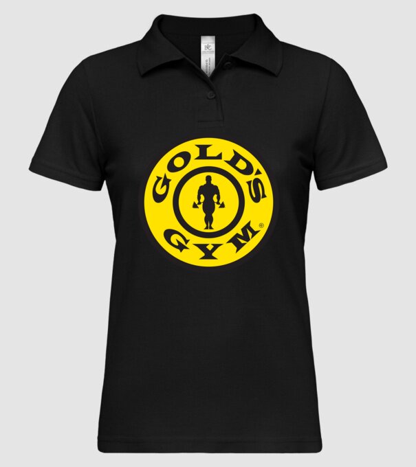 Gym minta fekete pólón