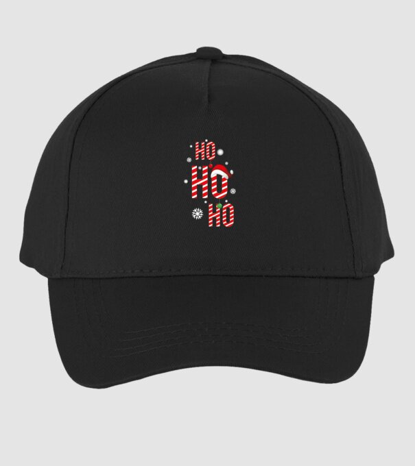 Ho ho ho minta fekete pólón